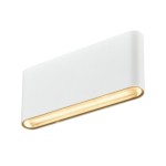 SLV 1007145 OVAL 18 WL, Wandaufbauleuchte 2700/3000 K, 10 W, weiß 