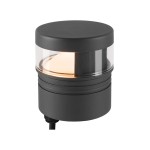 SLV 1007234 M-POL S Polehead 180°, entblendet, Leuchtenkopf, anthrazit, 10 W, 700 lm, 2700 K, CRI 80 