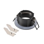 SLV 1007345 NEW TRIA® 68, Deckeneinbauring, D: 8.2 H: 3.4 cm, IP 65, schwarz 