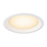 SLV 1007486 DOWNLIGHT V 200, leicht versenkte Abdeckung weiß 