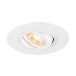 SLV 1007624 NEW TRIA® 75 XL, Deckeneinbauleuchte, rund, max. 10 W, GU10, weiß 