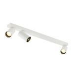 SLV 1007736 KAMI, Deckenaufbauleuchte, 3x max. 10W, GU10, weiß/schwarz 