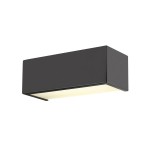 SLV 1008071 CHROMBO, Wandaufbauleuchte, quadratisch, 3000 K, 8 W, PHASE, 120°, schwarz 