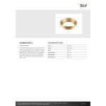 SLV 1008146 NUMINOS® L, Frontring, matt gold 