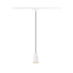 SLV 1008256 PURI 2.0 Tube, 1~ Pendelleuchte, GU10, Pendellänge 200 cm, 1x max. 6 W, weiß 