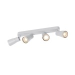 SLV 1008355 PURI 2.0 Dome, Wand- und Deckenaufbauleuchte, long, 4 x max. 6 W GU10, grau 