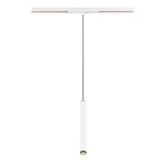 SLV 1008454 GRIP! S, 48V Pendelleuchte, Pendellänge 200 cm, 2700 K, 29°, DALI, weiß / schwarz 