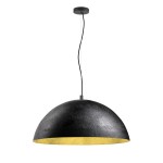 SLV 1008538 FORCHINI 70, Pendelleuchte, E27, Pendellänge 150 cm, 1x max. 40 W, matt schwarz / matt gold 