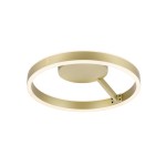 SLV 1008545 ONE, Wand- und Deckenaufbauleuchte, rund, 2700/3000 K, 14 W, PHASE, 130°, messing 