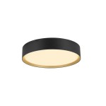 SLV 1008580 DECONA 30, Deckenaufbauleuchte, rund, 2700/3000 K, 18 W, PHASE, schwarz / gold 