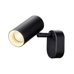 SLV 1008706 NOBLO®, Wand- und Deckenaufbauleuchte, single, rund, 2000-3000 K, 8 W, Dim-to-Warm, PHASE, 36°, schwarz 