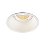 SLV 113161 HORN, Einbauleuchte, QPAR51, rund, weiß matt, max. 50 W, inkl. Clipfedern 