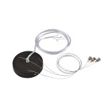 SLV 135250 ABHÄNGESET, für MEDO runde Pendelleuchte, rund, schwarz, 5-adrig 