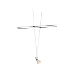 SLV 139070 ASMARA, für TENSEO Niedervolt-Seilsystem, QR-C51, schwarz, 1 Stück 