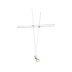 SLV 139072 ASMARA, für TENSEO Niedervolt-Seilsystem, QR-C51, chrom, 1 Stück 