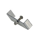 SLV 143230 HALTEBÜGEL für Hochvolt 1Phasen-Einbauschiene nickel matt 1 Stück 