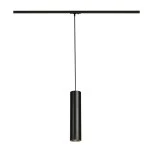 SLV 143960 ENOLA B, Pendelleuchte für Hochvolt-Stromschiene 1Phasen, QPAR51, schwarz, max. 50 W, inkl. 1Phasen-Adapter schwarz 