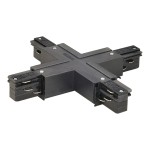 SLV 145690 EUTRAC® X-Verbinder mit Einspeisemöglichkeit, schwarz 