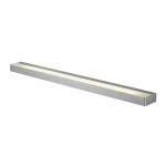 SLV 151796 SEDO 21, Wandleuchte, LED, 3000 K, eckig, aluminium gebürstet, Glas satiniert, L/B/H 89,5/8,5/4 cm, Energiesparleuchte, 33 W 