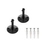 SLV 186330 UMLENKER, für TENSEO Niedervolt-Seilsystem, kurz, schwarz, 2 Stück 