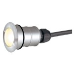 SLV 228332 POWER TRAIL-LITE®, Outdoor Bodeneinbauleuchte, LED, 3000 K, IP67, rund, edelstahl 316 