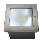 SLV 229381 DASAR® 255, Outdoor Bodeneinbauleuchte, LED, 4000 K, IP67, edelstahl 316, asymmetrisch, 34 W 
