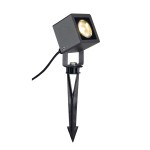 SLV 231035 NAUTILUS 10, Outdoor Spiessleuchte, LED, 3000 K, IP65, eckig, anthrazit, 9 W 