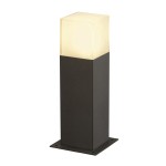 SLV 231215 GRAFIT 30, Outdoor Standleuchte, TC-DSE, IP44, anthrazit, Energiesparleuchte, L/B/H 12/12/30 cm, max. 11 W 