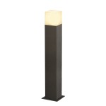 SLV 231225 GRAFIT 60, Outdoor Standleuchte, TC-DSE, IP44, anthrazit, Energiesparleuchte, L/B/H 12/12/60 cm, max. 11 W 