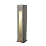 SLV 231440 ARROCK SLOT, Outdoor Standleuchte, LED GU10 51 mm, IP44, eckig, salt & pepper, Granit, 4 W LED 