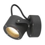 SLV 231515 SITRA 360, Outdoor Wandleuchte, TCR-TSE, IP44, anthrazit, max. 9 W 