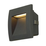 SLV 233605 DOWNUNDER OUT S, Outdoor Wandeinbauleuchte, LED, 3000 K, anthrazit 