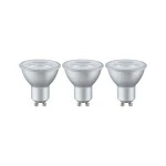 Paulmann 285.81 Standard 230V LED Reflektor GU10 3er-Pack 3x230lm 3x4W 2700K Alu 