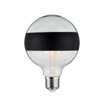 Paulmann 286.82 Modern Classic Edition Standard 230V LED Globe Ringspiegel E27 640lm 6,5W 2700K dimmbar Ringspiegel Schwarz matt 