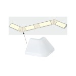 Paulmann 702.65 LED Strip Profil Delta Verbinder Outside Corner 2er Pack Satin 