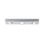 Paulmann 706.35 LED Unterschrankleuchte Batterie Jiggle inkl. Schalter 300x60mm 3x22lm 3000K dimmbar Chrom matt 