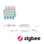 Paulmann 788.83 MaxLED 500 LED Strip Smart Home Zigbee 3.0 RGBW beschichtet Basisset 1,5m IP44 13,5W 350lm/m 60 LEDs/m RGBW+ 36VA 