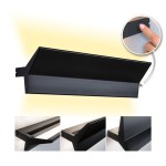 Paulmann 795.09 LED Wandleuchte 3-Step-Dim Stine 2700K 1400lm / 410lm 230V 13 / 4W dimmbar Schwarz matt 