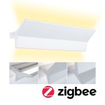 Paulmann 795.12 LED Wandleuchte Smart Home Zigbee 3.0 Stine Tunable White 1400lm / 410lm 230V 13W dimmbar Weiß matt 