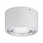 Paulmann 797.08 LED Deckenleuchte 3-Step-Dim Argun 3000K 280lm 230V 4,8W dimmbar Weiß#Alu gebürstet 