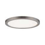 Paulmann 929.36 LED Einbaupanel Areo IP44 rund 120mm 6,5W 418lm 3000K Nickel matt dimmbar 