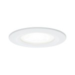 Paulmann 929.78 LED Einbauleuchte Nova starr IP44 rund 78mm GU10 6,5W 470lm 230V 4000K Weiß matt 