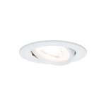 Paulmann 934.31 LED Einbauleuchte Nova Basisset schwenkbar rund 84mm 50° GU10 3x6,5W 3x460lm 230V 2700K Weiß matt 