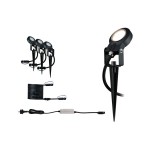 Paulmann 936.96 Plug & Shine LED Gartenstrahler Sting Basisset IP67 3000K 3x6,4W 75VA Anthrazit 