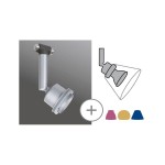 Paulmann 941.41 Seilsystem DecoSystems Einzelspot GU5,3 max. 10W dimmbar 12V Chrom matt 