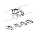 Paulmann 941.44 Seilsystem Cardan Basisset GU5,3 max. 4x10W dimmbar 230/12V Chrom matt#Chrom 