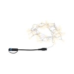 Paulmann 945.58 Plug & Shine LED Lichterkette Warmweiß IP44 3000K Schwarz 