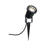 Paulmann 988.96 LED Gartenstrahler IP65 rund 92mm 3000K 3,5W 230lm 230V Schwarz Aluminium 