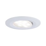 Paulmann 999.26 LED Einbauleuchte Calla schwenkbar IP65 rund 90mm 30° 6W 530lm 230V 4000K Weiß matt 