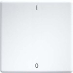 Eltako W-FT55-rw+IO Wippe lasergraviert für 55x55mm reinweiß I/O 30000984 